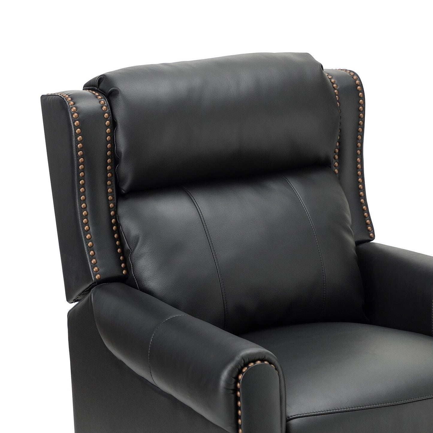 Felisa 32.48 Fauteuil inclinable manuel en cuir véritable, lot de 2