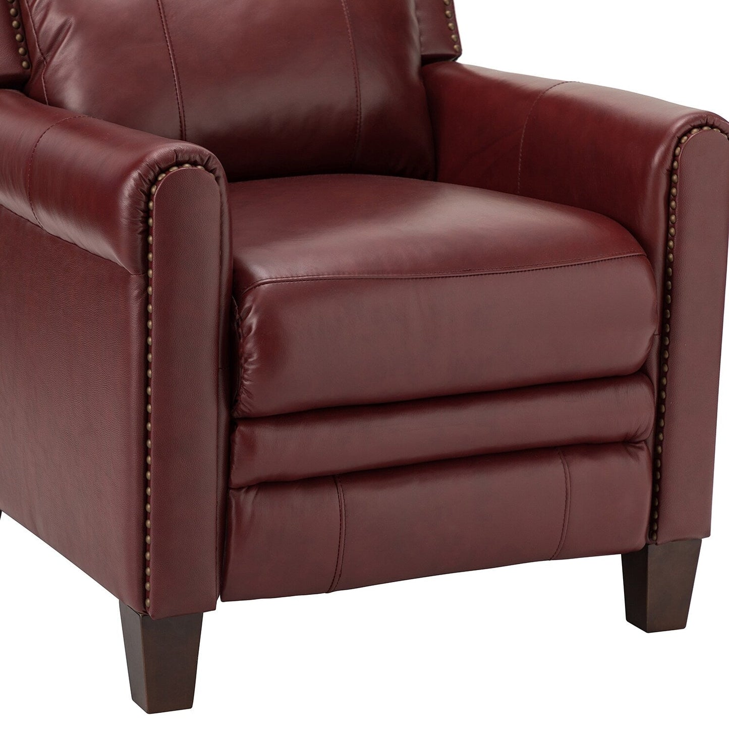 Felisa 32.48 Fauteuil inclinable manuel en cuir véritable, lot de 2