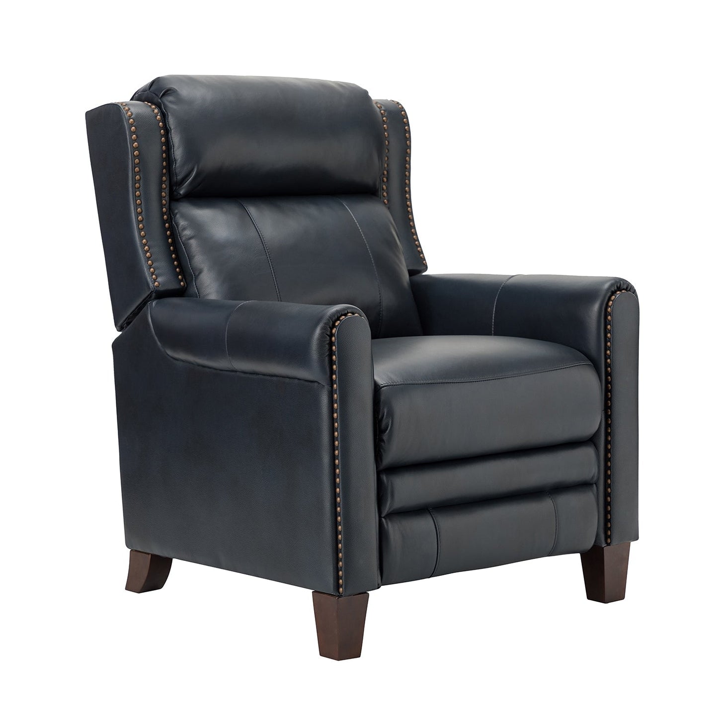 Fauteuil inclinable manuel large en cuir véritable Felisa 32,48