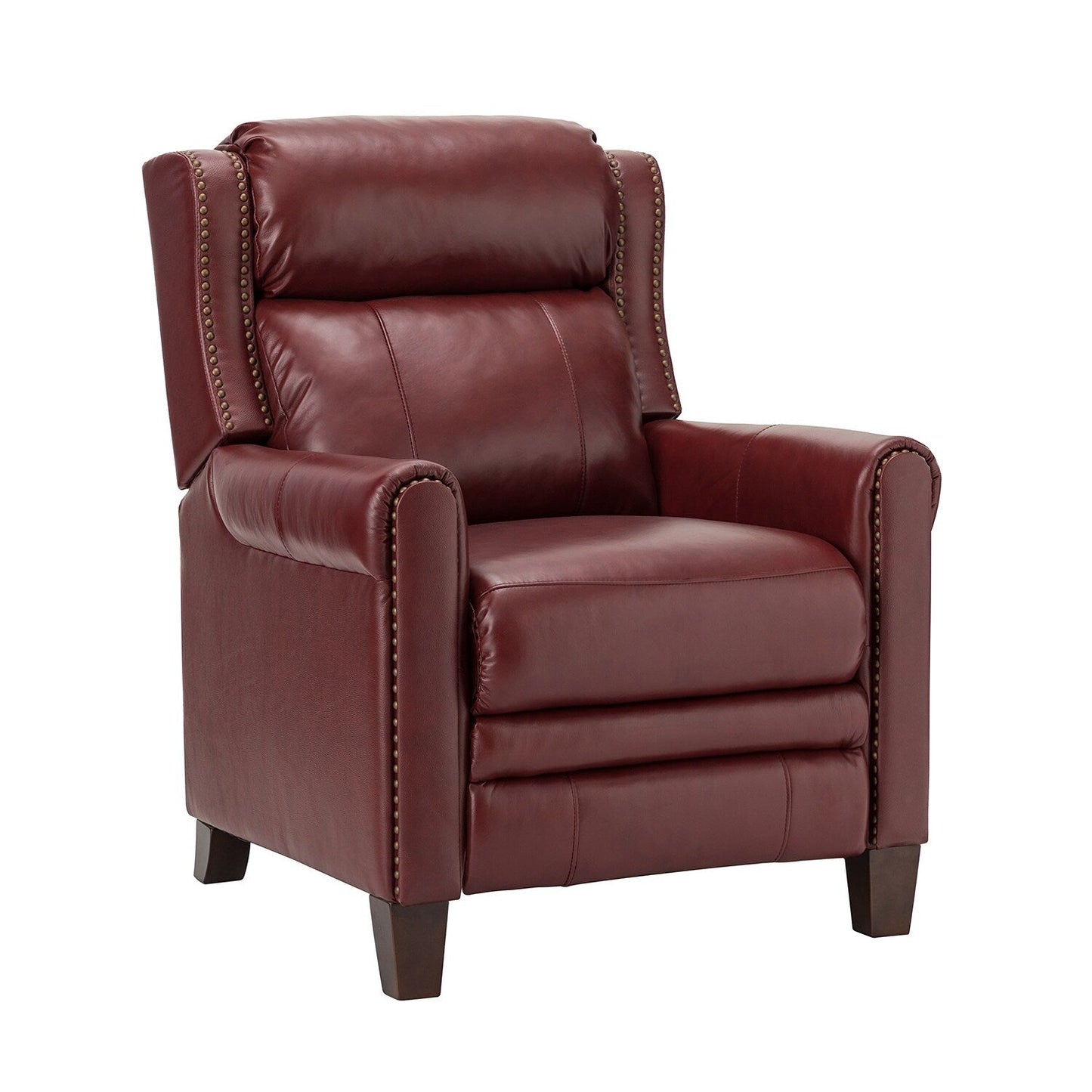 Fauteuil inclinable manuel large en cuir véritable Felisa 32,48
