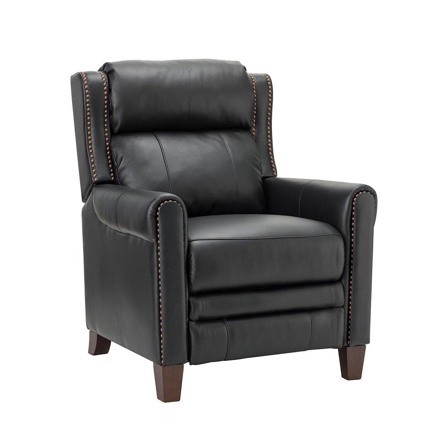 Fauteuil inclinable manuel large en cuir véritable Felisa 32,48