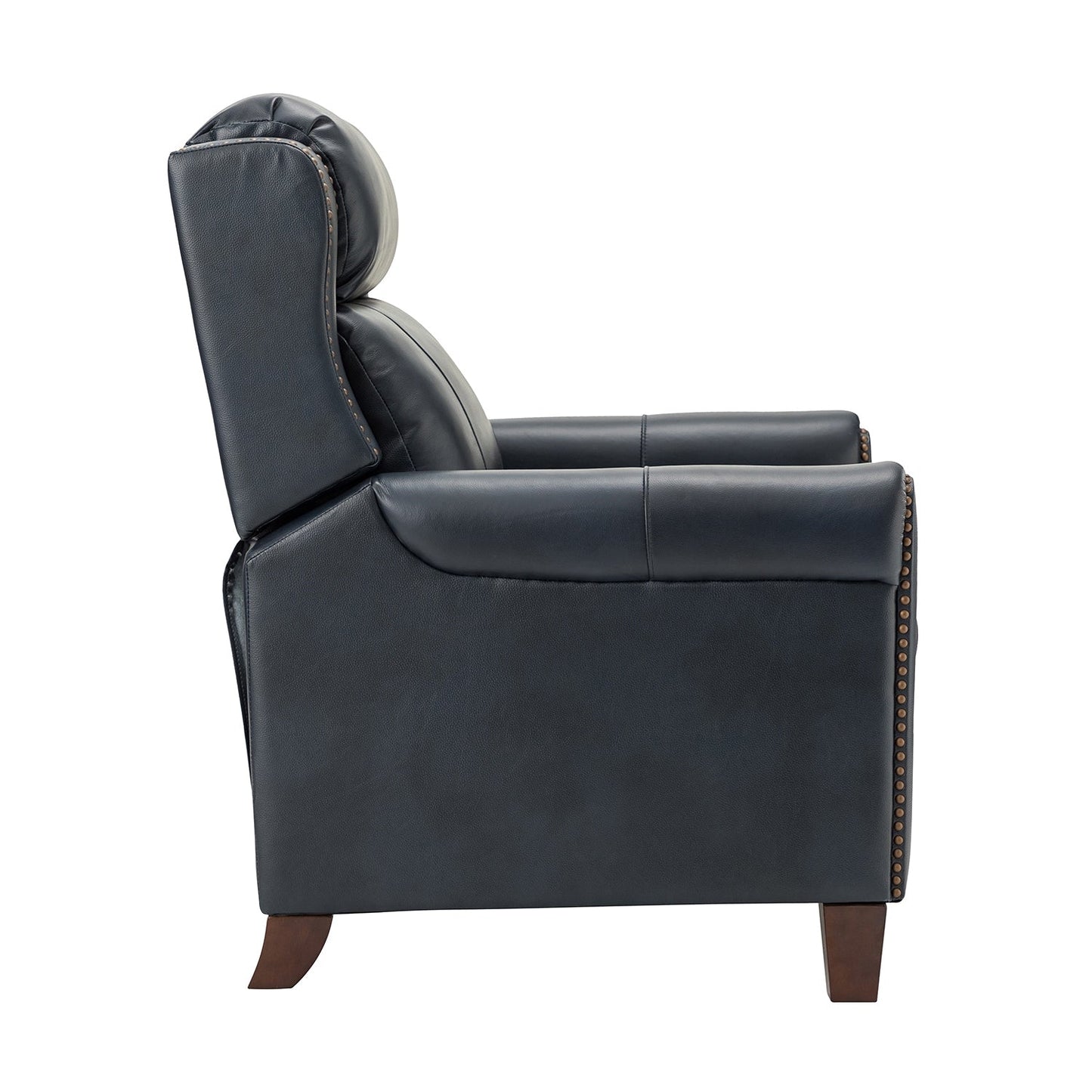 Fauteuil inclinable manuel large en cuir véritable Felisa 32,48