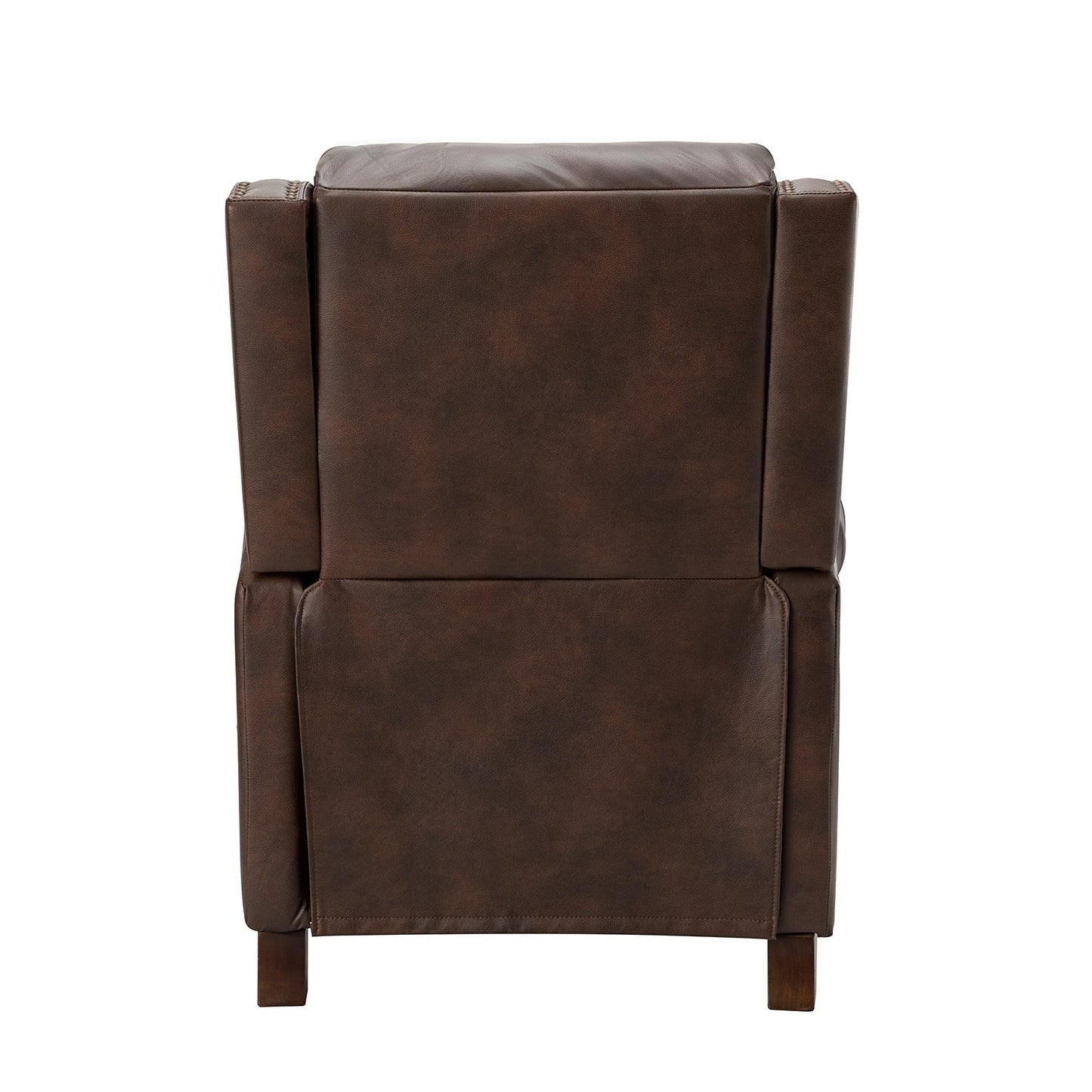 Fauteuil inclinable manuel large en cuir véritable Felisa 32,48