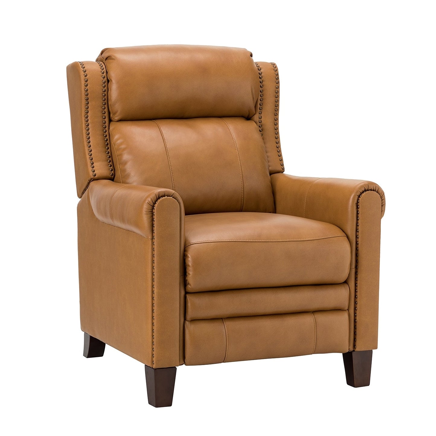 Fauteuil inclinable manuel large en cuir véritable Felisa 32,48