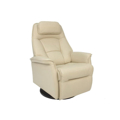 Fauteuil inclinable pivotant en cuir Fjords Stockholm