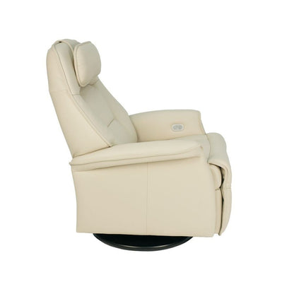 Fauteuil inclinable pivotant en cuir Fjords Stockholm