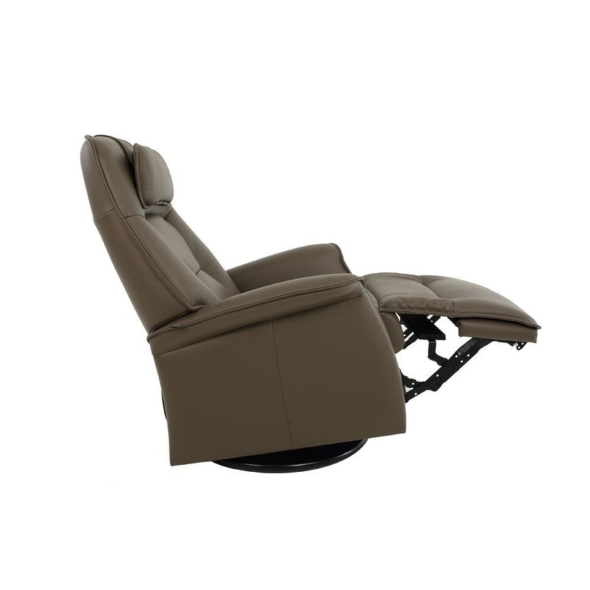 Fauteuil inclinable pivotant en cuir Fjords Stockholm