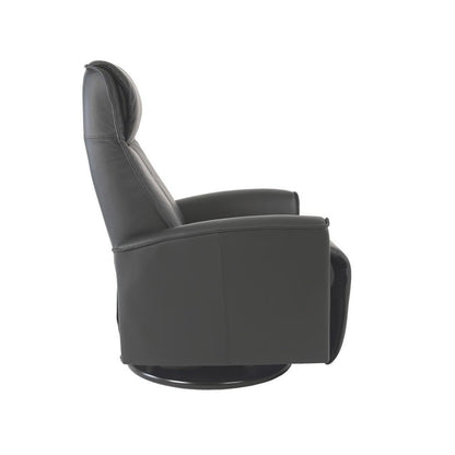 Fauteuil inclinable pivotant en cuir urbain Fjords
