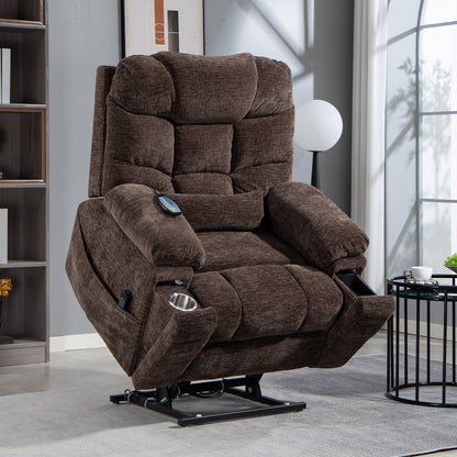 Fauteuil inclinable électrique surdimensionné à double moteur de 26 po en chenille, modèle phare