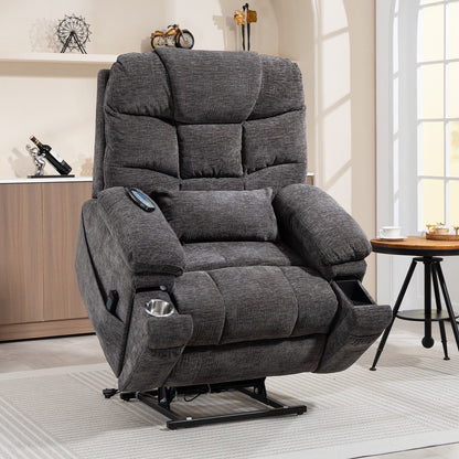 Fauteuil inclinable électrique surdimensionné à double moteur de 26 po en chenille, modèle phare