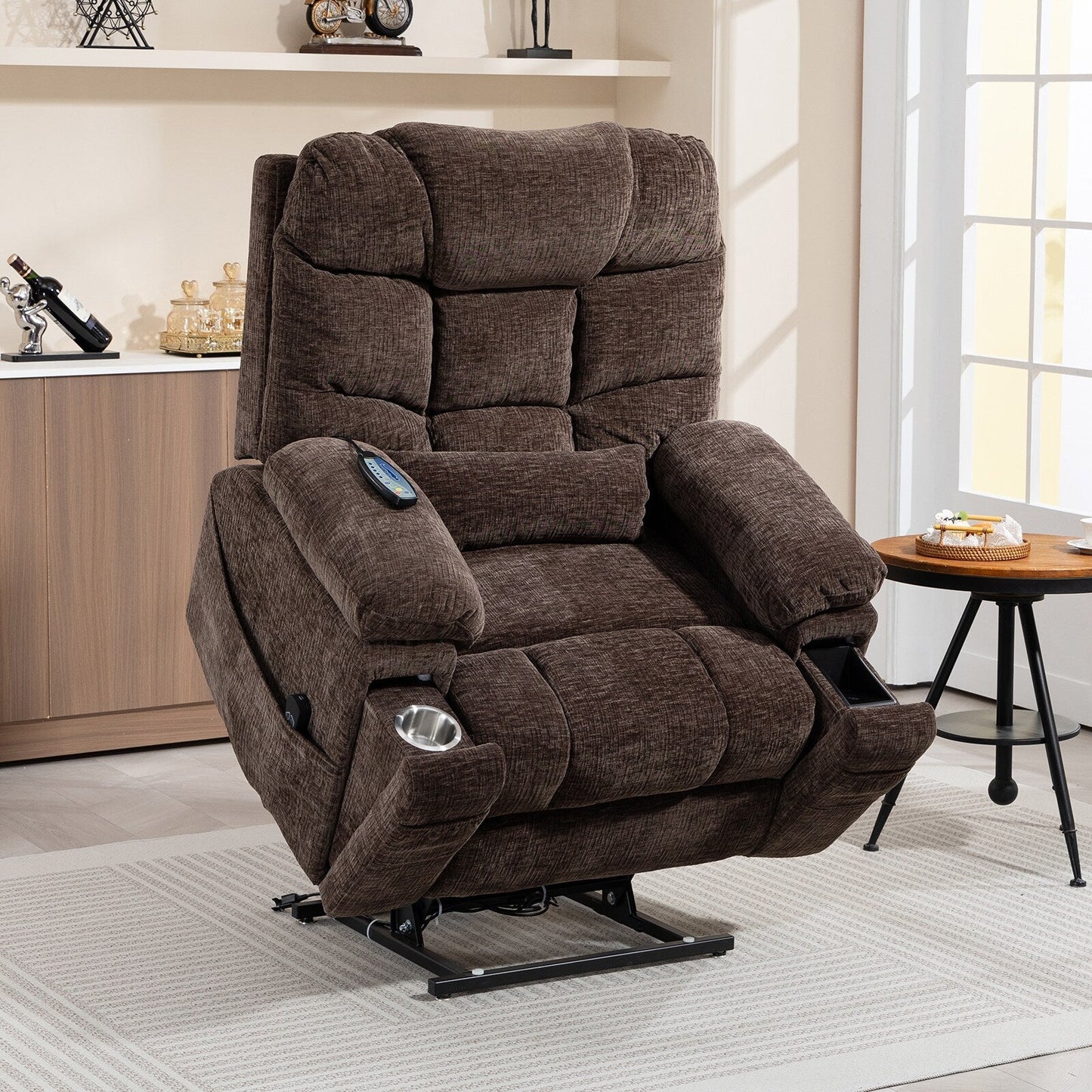 Fauteuil inclinable électrique surdimensionné à double moteur de 26 po en chenille, modèle phare