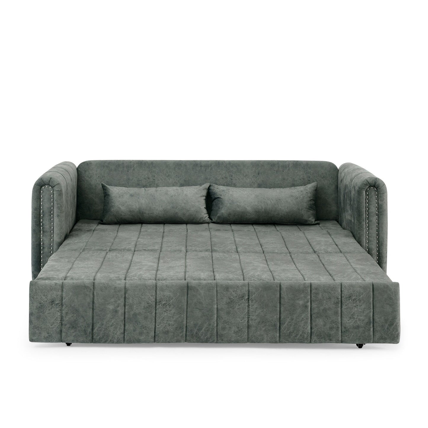 Canapé-lit gigogne 3 places en mousse avec tiroirs