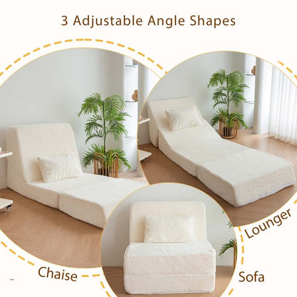 Canapé-lit pliant, canapé-lit d'appoint, chaise longue, canapé de sol