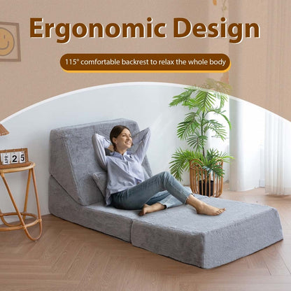 Canapé-lit pliant, canapé-lit d'appoint, chaise longue, canapé de sol