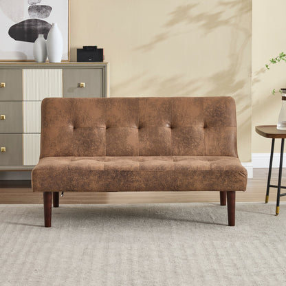 Canapé-lit pliable tendance haut de gamme en flanelle, dossier réglable, inclinable, futon, canapé moderne et tendance avec port de chargement