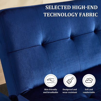 Canapé-lit pliable tendance haut de gamme en flanelle, dossier réglable, inclinable, futon, canapé moderne et tendance avec port de chargement