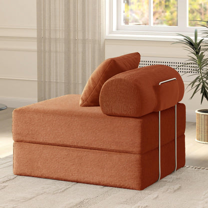 Canapé-lit pliable en tissu éponge haute densité