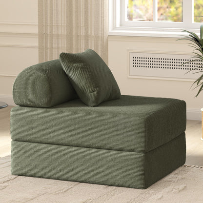 Canapé-lit pliable en tissu éponge haute densité