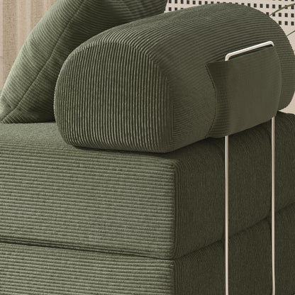 Canapé-lit pliable en tissu éponge haute densité