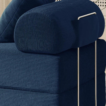 Canapé-lit pliable en tissu éponge haute densité