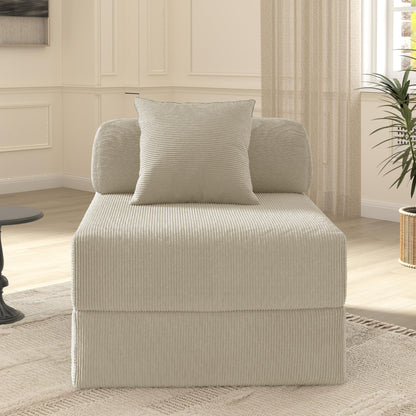 Canapé-lit pliable en tissu éponge haute densité