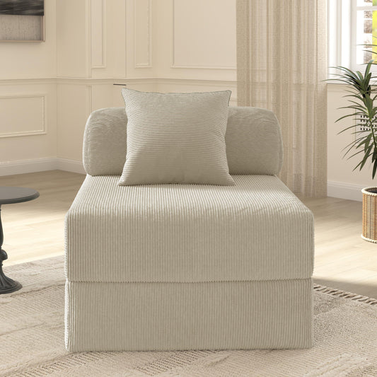 Canapé-lit pliable en tissu éponge haute densité