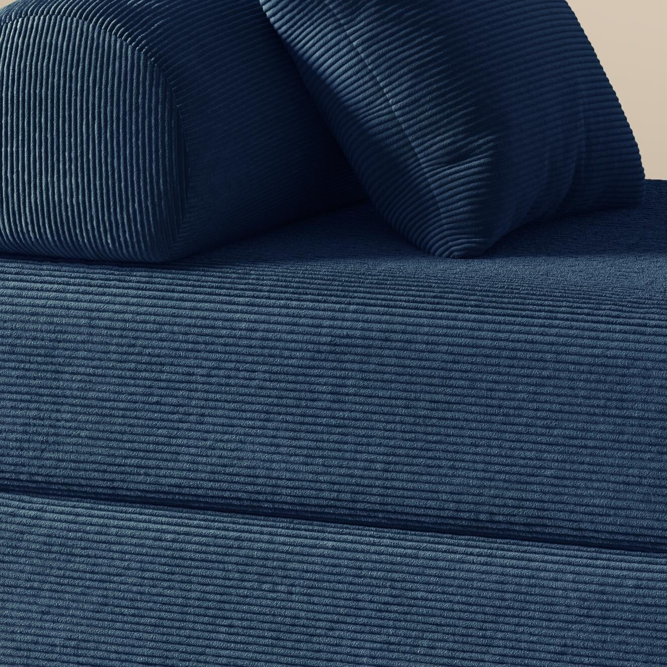 Canapé-lit pliable en tissu éponge haute densité