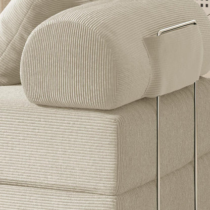 Canapé-lit pliable en tissu éponge haute densité