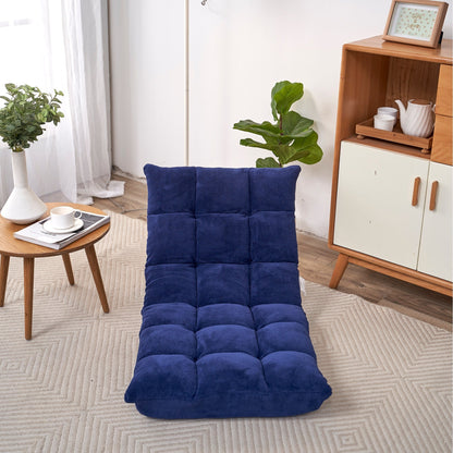 Chaise longue pliante pour salon et chambre à coucher, 5 positions d'inclinaison, canapé de loisirs pliable réglable, canapé de jeu vidéo