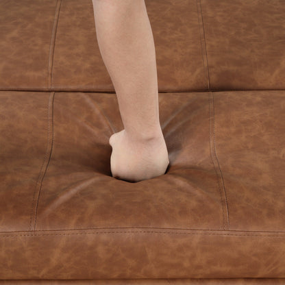 Lit ottoman pliant convertible avec matelas et lit d'appoint