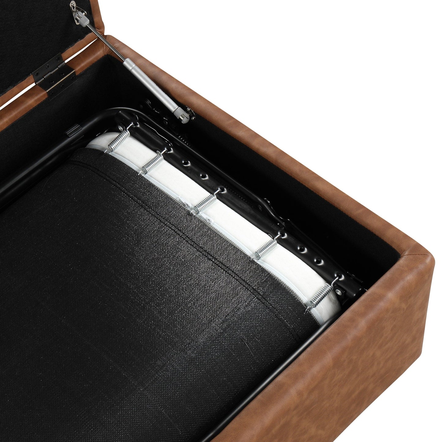 Lit ottoman pliant convertible avec matelas et lit d'appoint