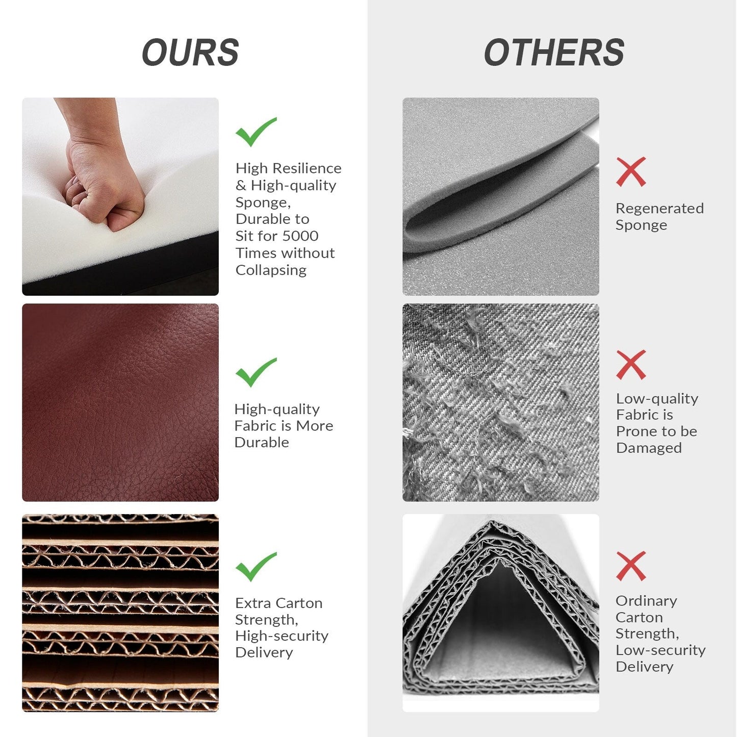 Canapé Franco traditionnel en cuir véritable de 60 pouces de large par HULALA HOME