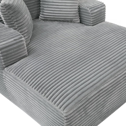 Canapé-lit chaise longue entièrement compressé