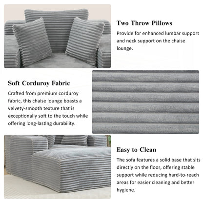 Canapé-lit chaise longue entièrement compressé