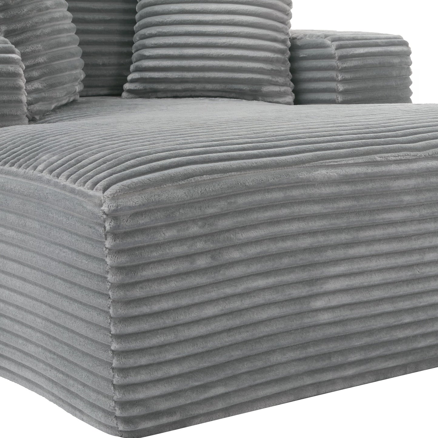 Canapé-lit chaise longue entièrement compressé