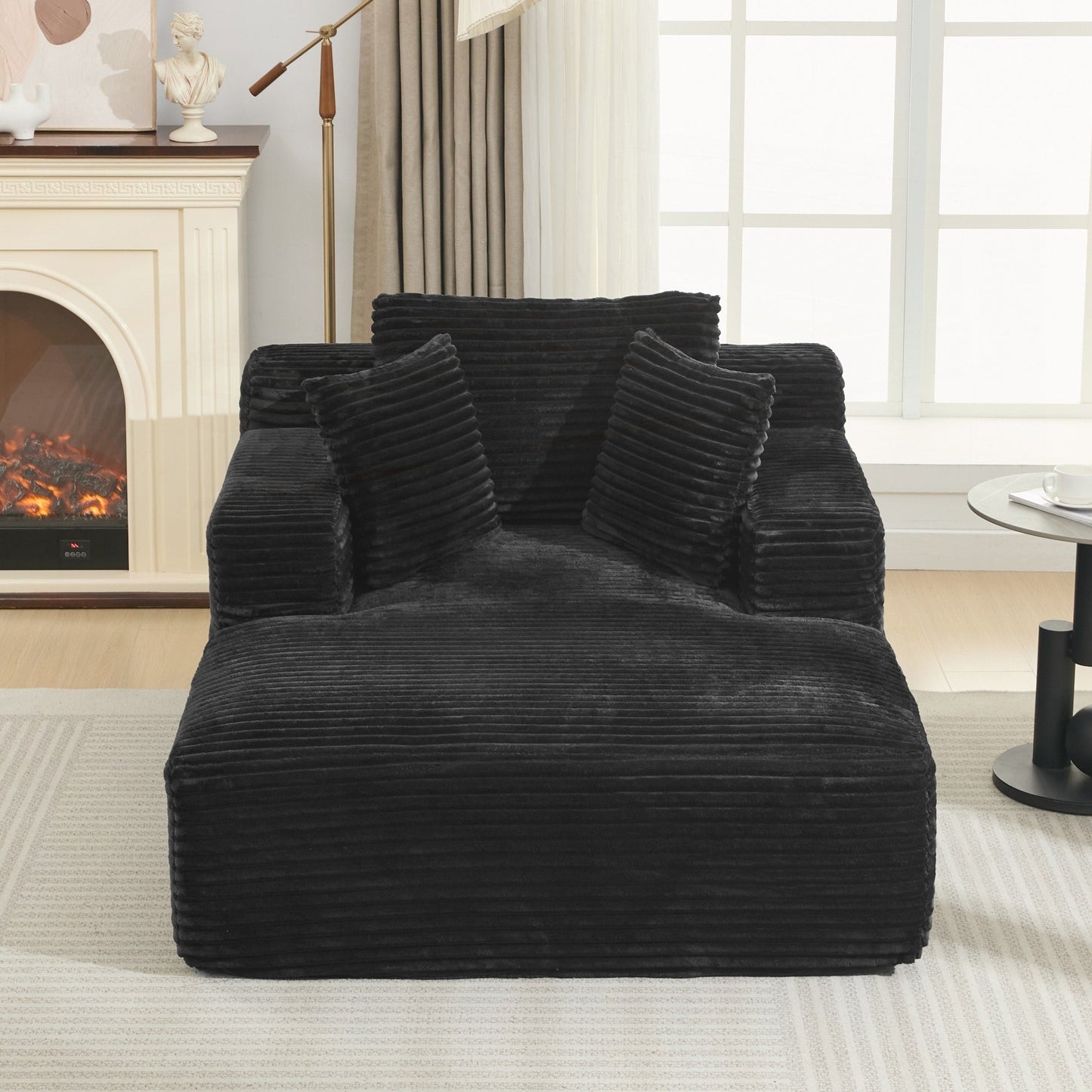 Canapé-lit chaise longue entièrement compressé