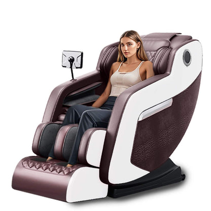 Fauteuil de massage complet du corps, fauteuil inclinable à gravité zéro, massage par thermothérapie, système de massage à air et techniques de shiatsu et de pétrissage