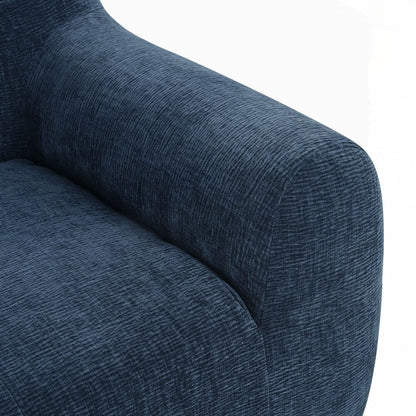 Canapé 3 places en tissu chenille entièrement capitonné et à compression éponge