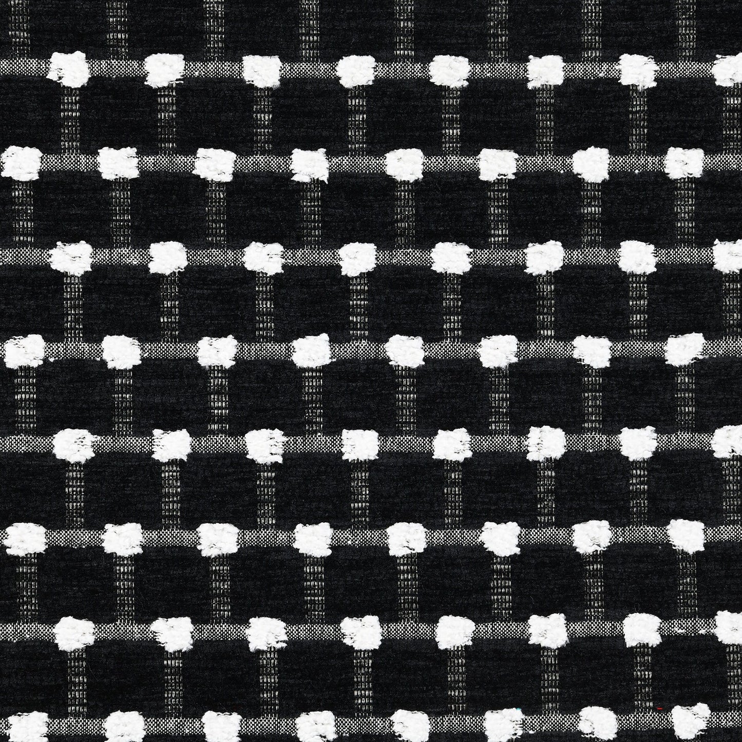 Canapé Anastasia en chenille blanche avec coussins décoratifs de Furniture of America