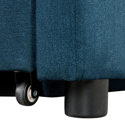 Canapé convertible moderne Araminta de Furniture of America avec lit gigogne et oreillers