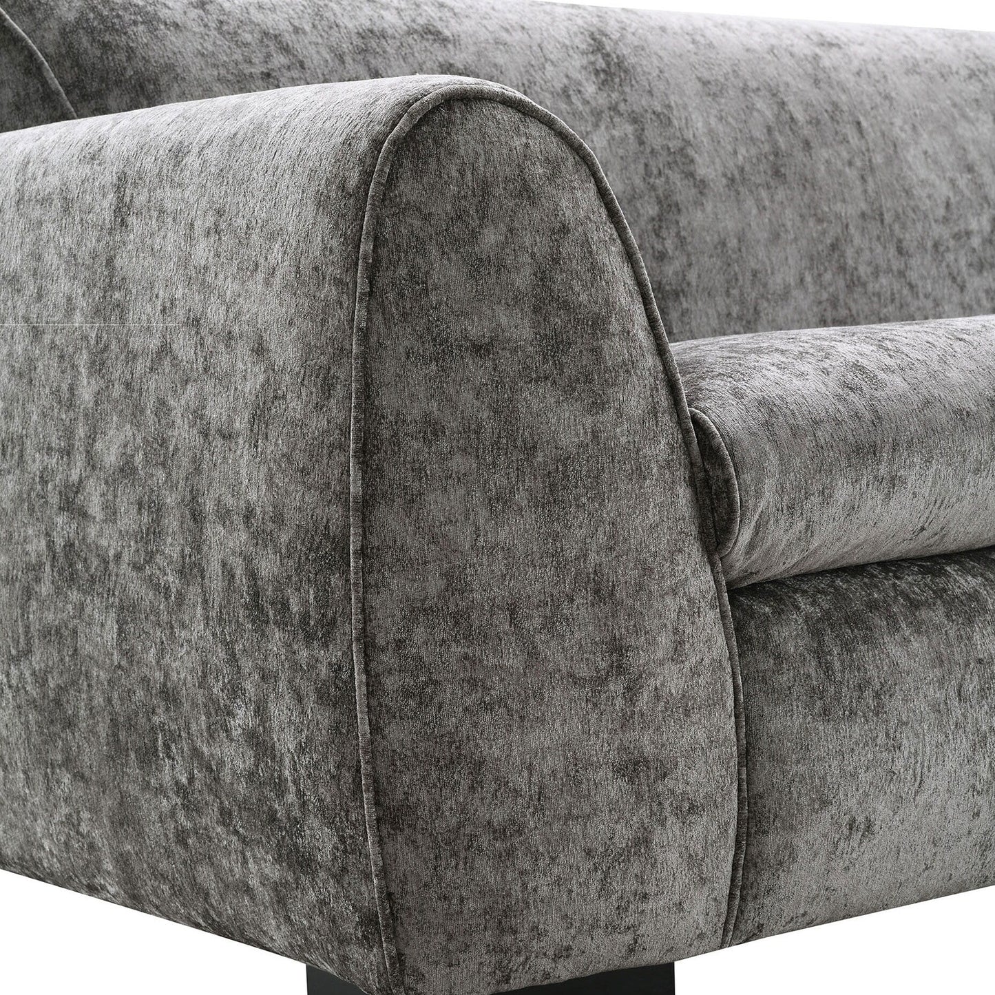 Canapé de style banc moderne Corwin de Furniture of America avec tissu certifié OEKO TEX