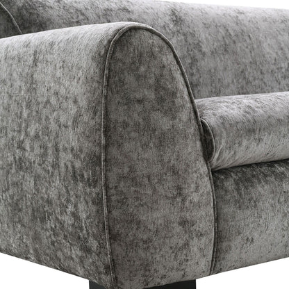 Canapé de style banc moderne Corwin de Furniture of America avec tissu certifié OEKO TEX