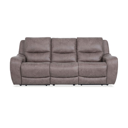 Canapé inclinable électrique surdimensionné moderne Evelio de Furniture of America avec ports USB