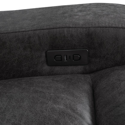 Fauteuil inclinable électrique surdimensionné moderne Evelio de Furniture of America avec ports USB