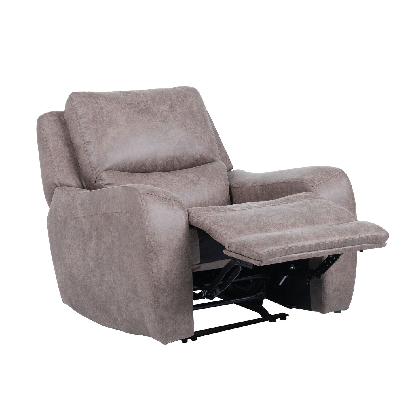 Fauteuil inclinable électrique surdimensionné moderne Evelio de Furniture of America avec ports USB