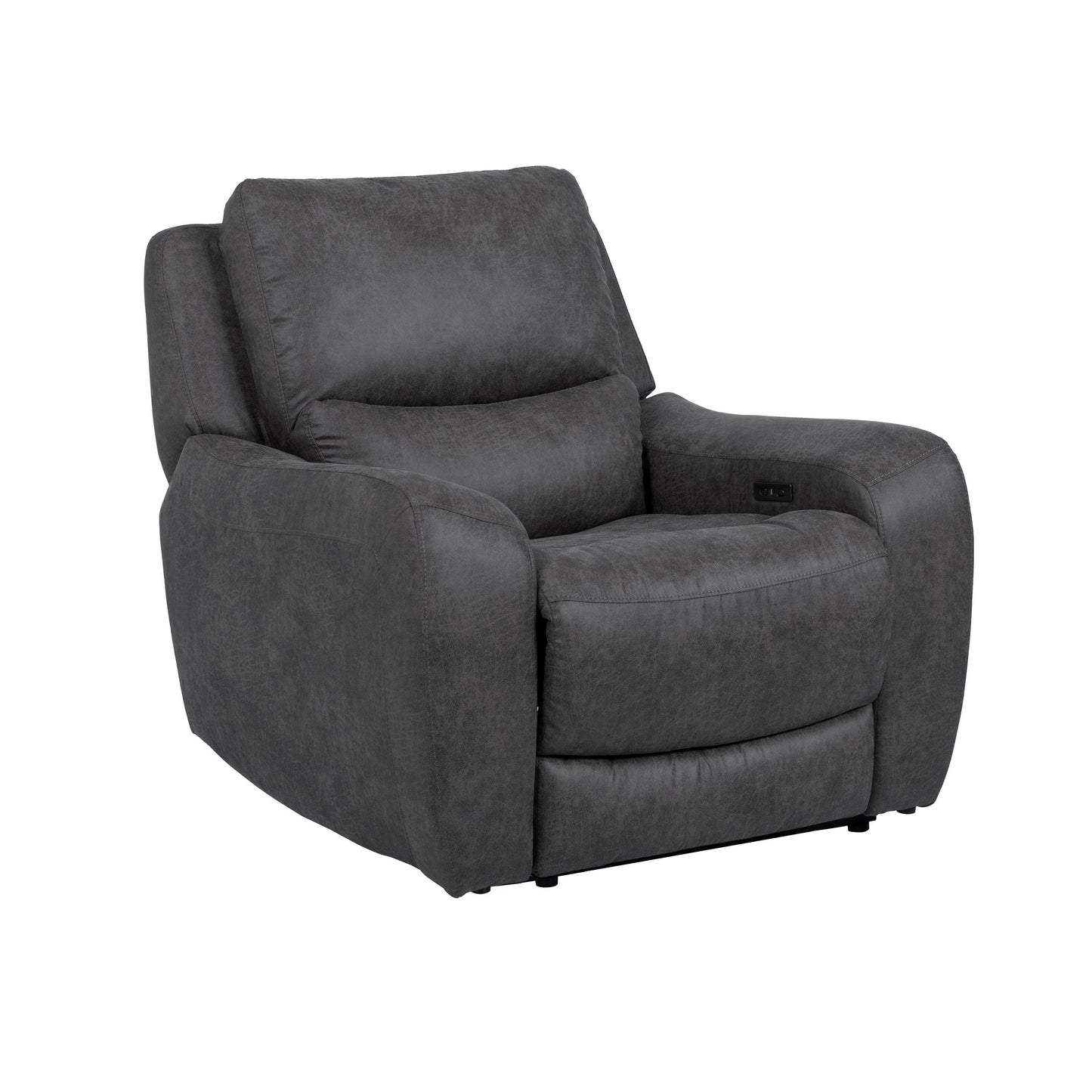 Fauteuil inclinable électrique surdimensionné moderne Evelio de Furniture of America avec ports USB