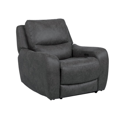 Fauteuil inclinable électrique surdimensionné moderne Evelio de Furniture of America avec ports USB