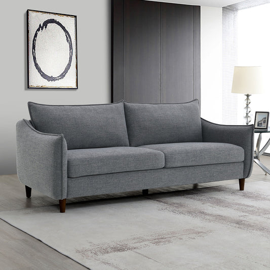 Canapé moderne en tissu chenille OEKO TEX de Furniture of America Lolly