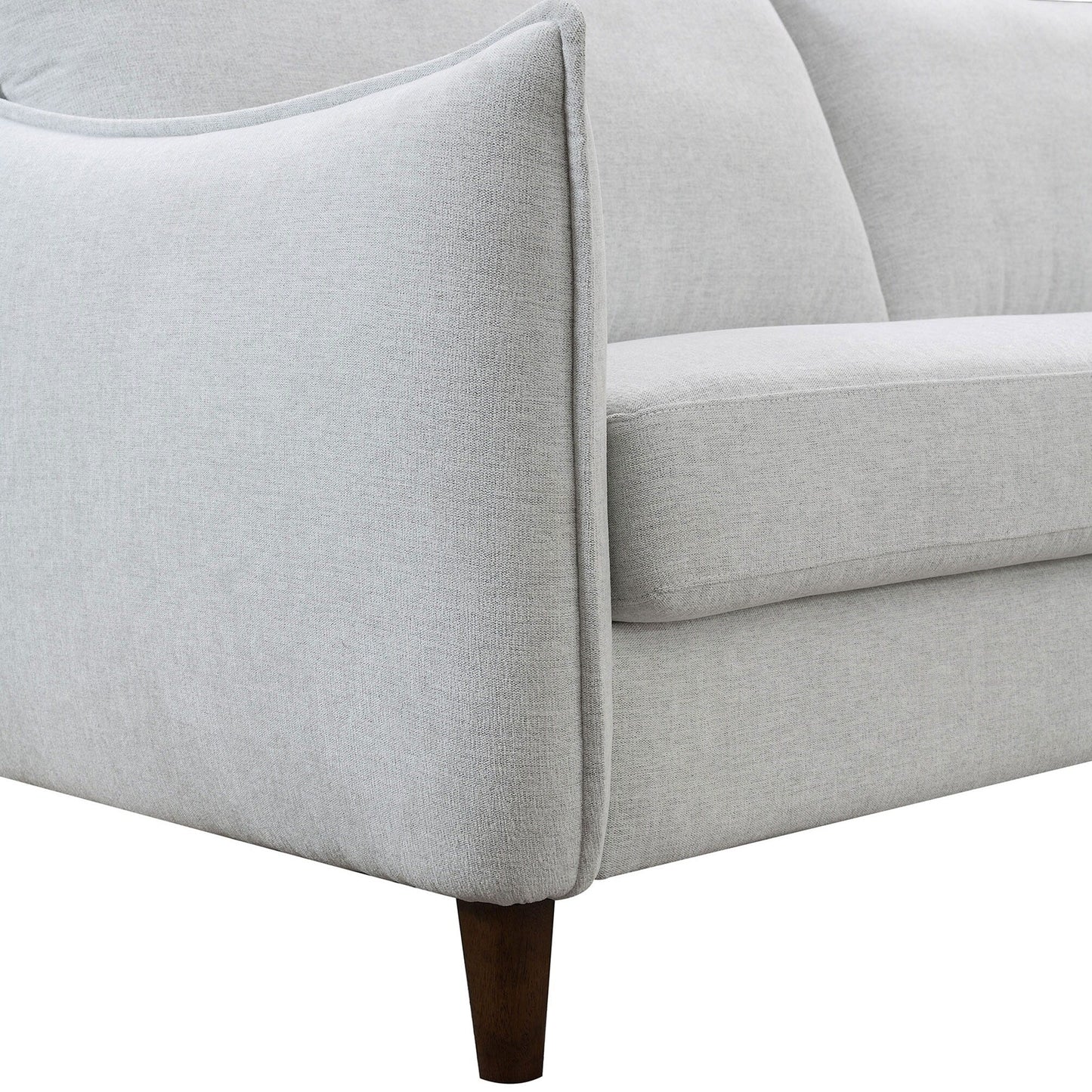 Canapé moderne en tissu chenille OEKO TEX de Furniture of America Lolly