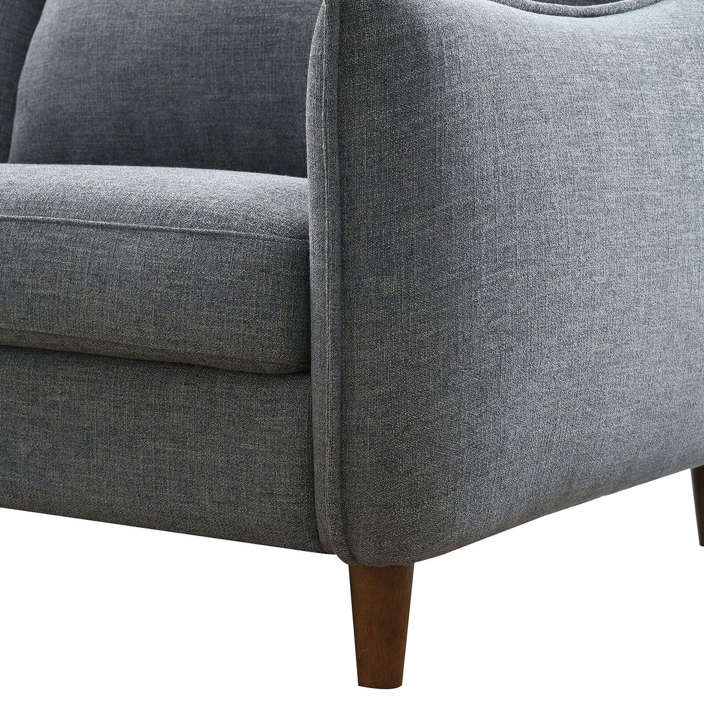 Canapé moderne en tissu chenille OEKO TEX de Furniture of America Lolly